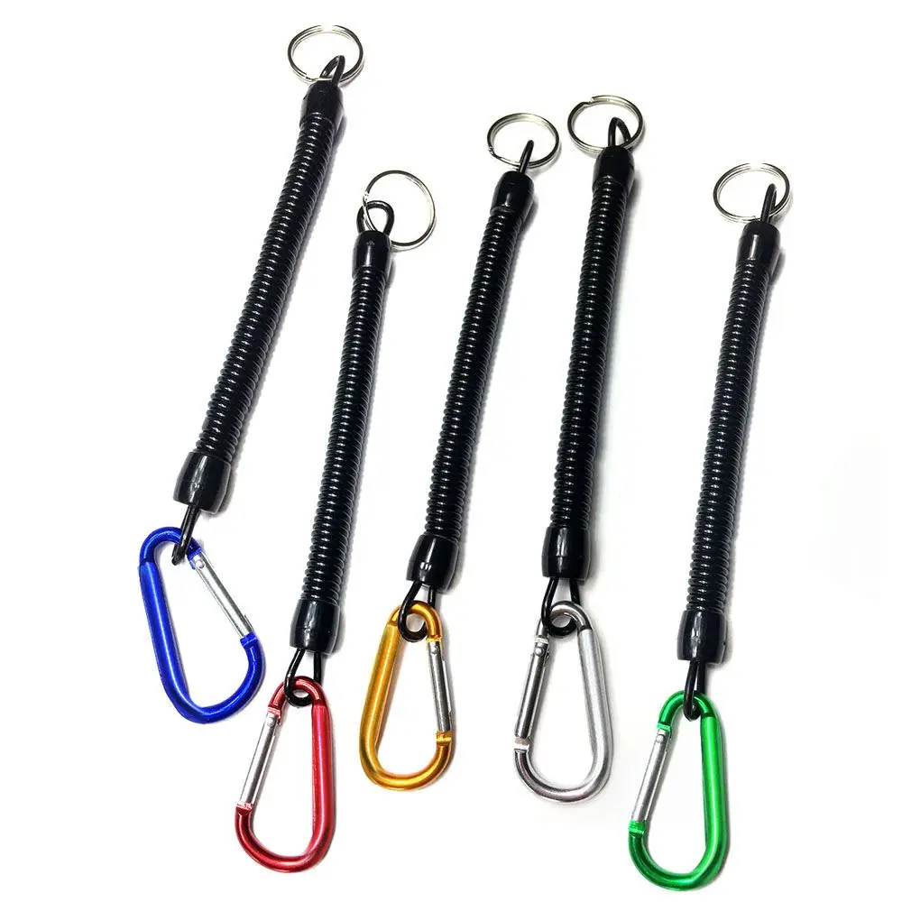 

2Pcs Random Color Multipurpose Lanyards Boating Fishing Rope Retention String Camping Fishing Rope with Secure Lock