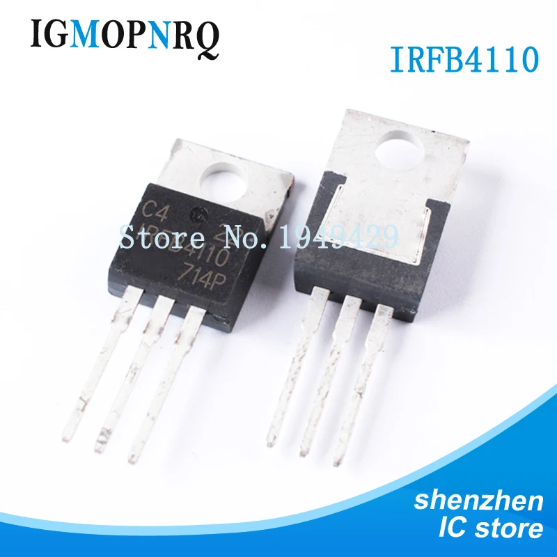 10 шт Бесплатная доставка IRFB4110 FB4110 B4110 IRFB4110PBF 100 V, 3.7mO, 180A, 370 W FET 100% до-220 Новый оригинал гарантированного качества