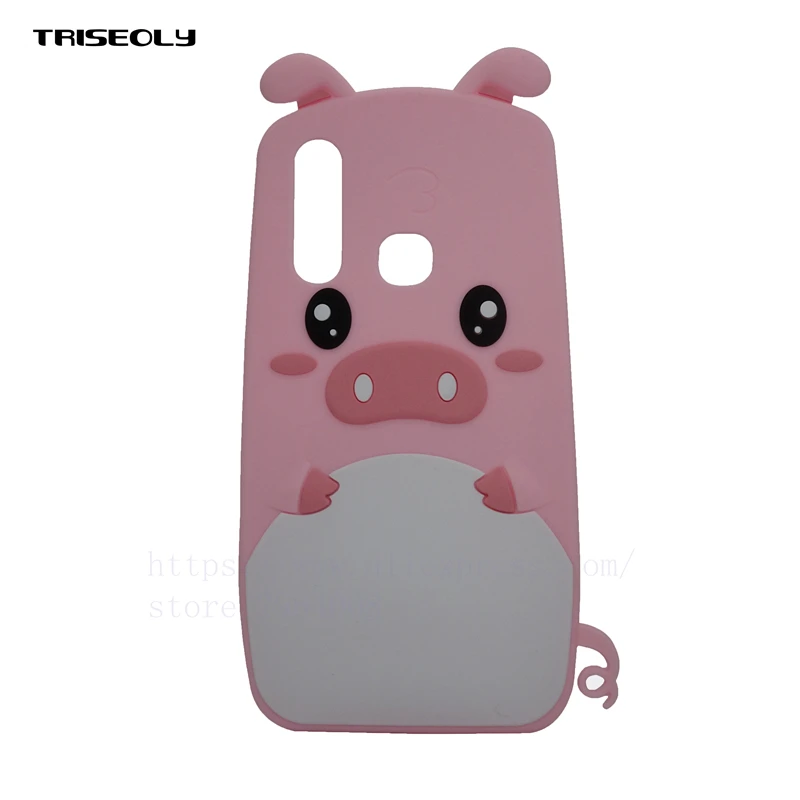 

TRISEOLY For VIVO Z5X Case Soft Silicone 3D Cartoon Cute Pink Pig Protective Back Cover Case For Vivo Z5x Z5 X Vivoz5x Phone Bag