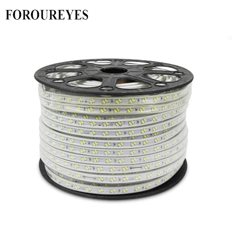Супер яркая Водонепроницаемая светодиодная лента DIY SMD5730 120led s/m 220 В переменного