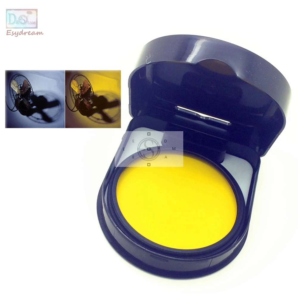 

37 40.5 46 49 52 55 58 62 67 72 77 82 Full Yellow Color Lens Filter For Canon Nikon Pentax Camera Lenses