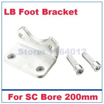 

SC standard type pneumatic parts air cylinder mounting stand for bore 200mm LB-200 foot bracket