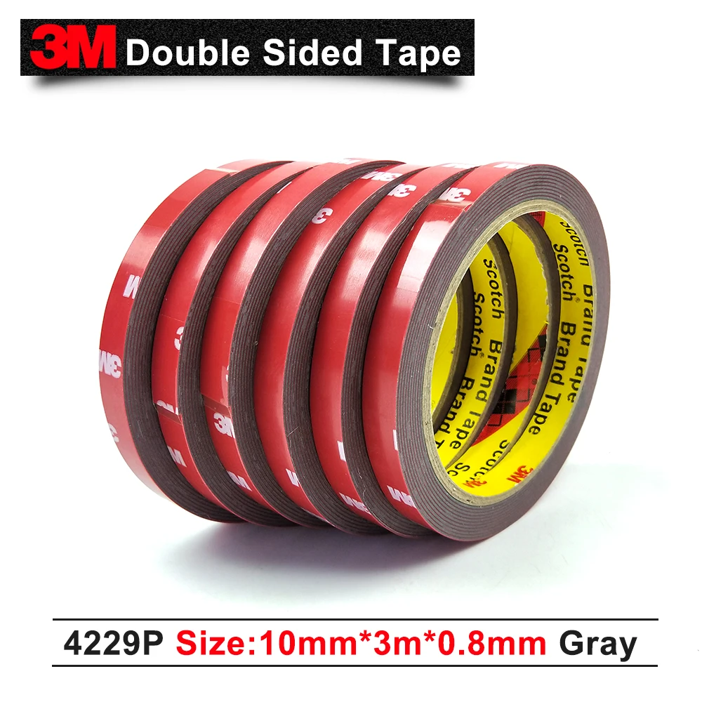 2X Auto Tape Acrylic Foam Double Sided Back Car Mounting Adhesive 3m x10mm  10ft