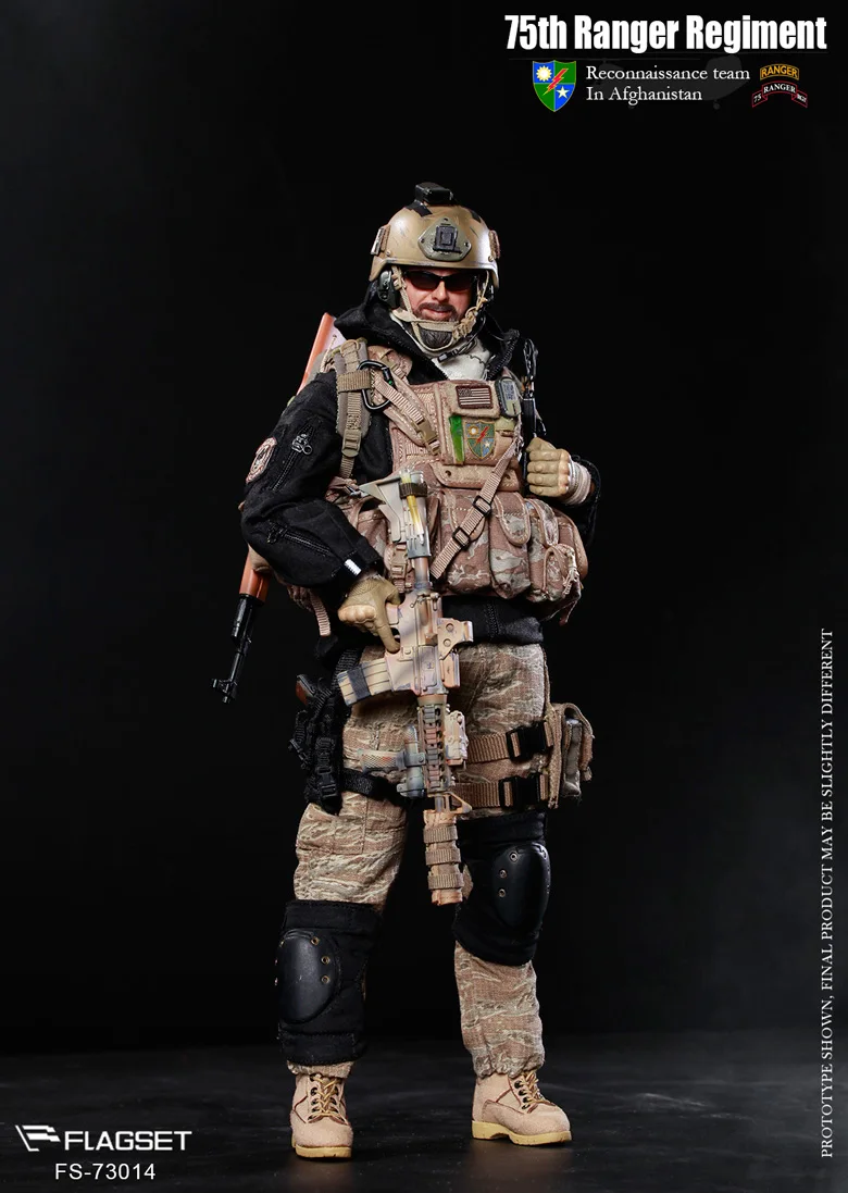 

FLAGSET FS-73014 US 75th Ranger Regiment In Afghanistan Revenge Team 1/6 FIGURE