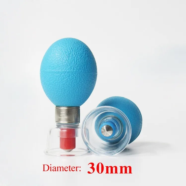 2pcs 30mm Negative Pressure Acupunture Therapy Cupping Magnetic Massage Acupressure Suction Cup Anti Cellulite Lose Weight