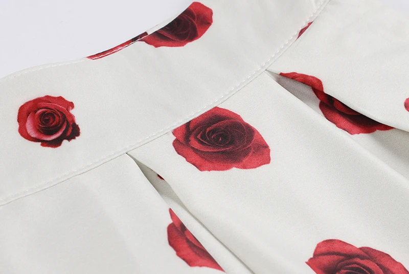 Kostlich Newest Summer Skirts Womens 2018 High Waist Pleated Skirt Vintage A-Line Casual Big Swing Women Midi Skirt (15)