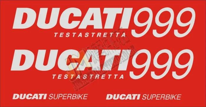 

High Quality Motorcycle Decal Stikcer Paintable Graphics Set Transfer Fit For Ducati 999 2003-2006
