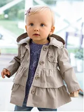 SY011 Free shipping 2017 new girl coat girl s fashion outwear kids trench hoodies jacket top