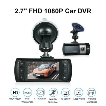 

2.7" Car DVR Dash Camera Vehicle Video Recorder Car Driving Recorder with G-sensor Night Vision Loop Recording Parking Monitor