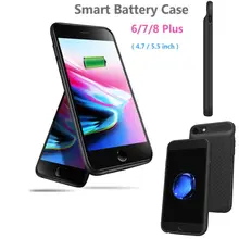 Новинка 2400 мАч Внешний блок питания зарядное устройство адаптер чехол для батареи для iPhone 6 7 8 Plus