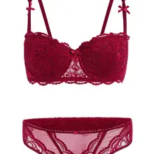 Нижнее белье Женский Регулируемый бюстгальтер Глубокий V комплект нижнего белья пуш-ап нижнее белье бюстгальтеры Женский комплект нижнего белья