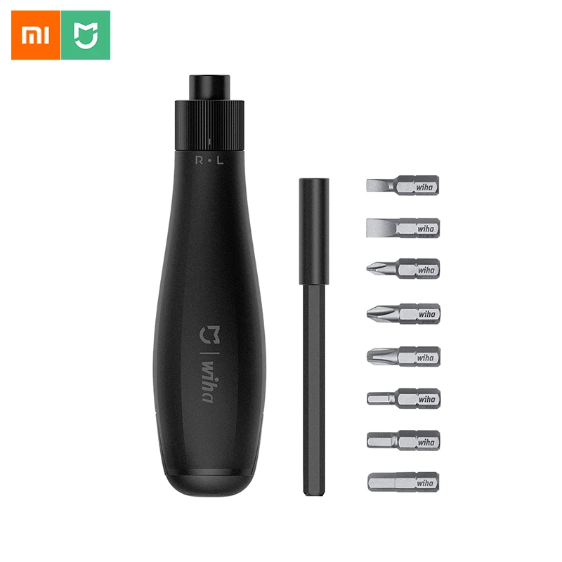 

New Original Xiaomi Mijia Wiha 8 in 1 Screwdriver Kit Precision Magnetic Bits With Extension Rod Screw Driver Set For Smart home