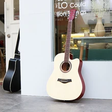 Andrew 41 дюймов народная гитара для начинающих практичные инструменты акустический музыкальный инструмент гитара