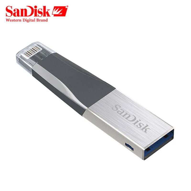 

Sandisk iXPAND FLASH DRIVE USB 3.0 32GB 64GB Lightning to Metal Pen Drive U Disk for IOS 8.2 memory stick 128GB For iPhone iPAD