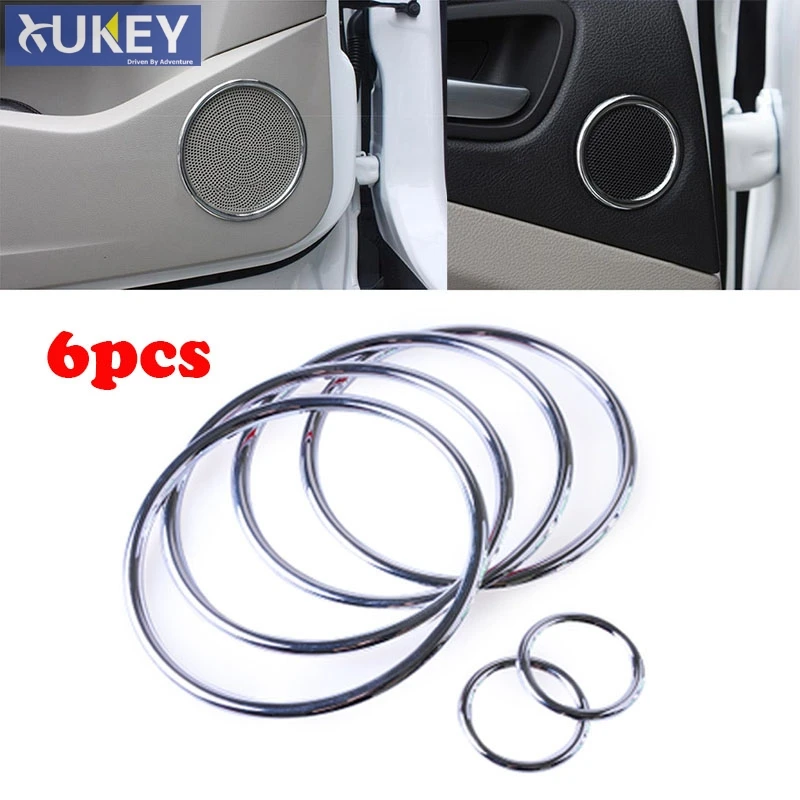 Чехол для динамика Ford Escape Kuga Chrome Door Stereo 2013 2015 2016 2017 2018|ring speaker|speakers chromeford kuga escape |