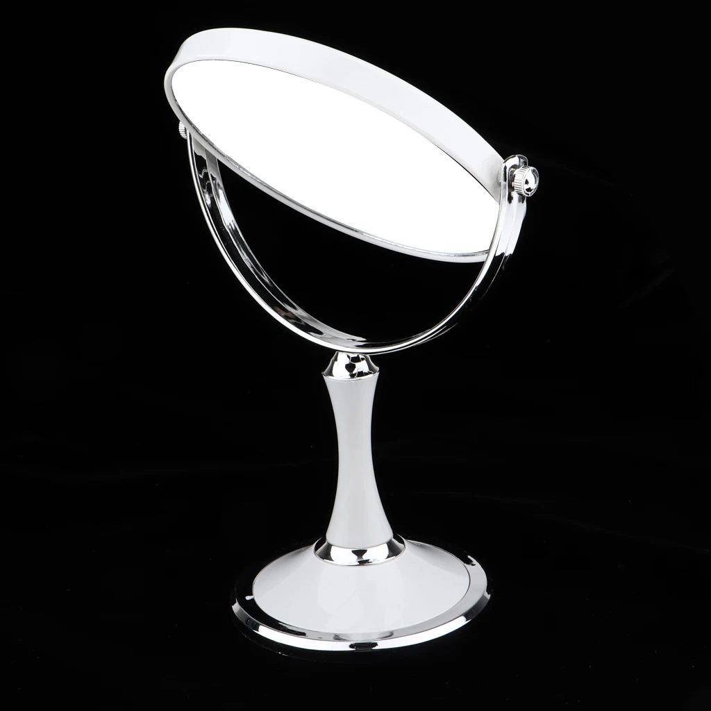 6-inch Tabletop Two-sided 360° Swivel Vanity Makeup Mirror with Normal View & 3X Magnification