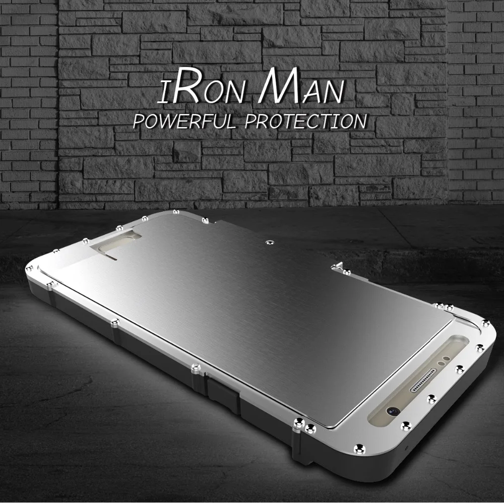 

Armor King Iron Man Stainless Steel Kickstand Anti-knock Flip Case For Samsung Galaxy Note 5 Shockproof Sport Cover