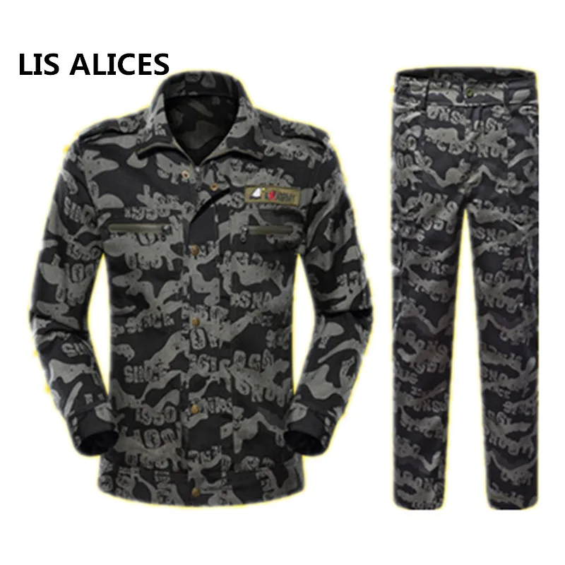 

LIS ALICES2018 Shield Lang Black Hawk Men Camouflage Suit New Brand Special Forces Military Combat uniform Men Sets Jacket+Pants