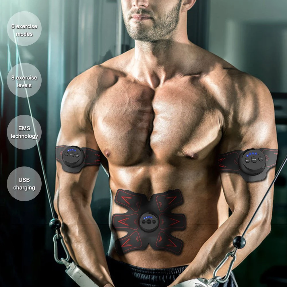Перезаряжаемый брюшной тонизатор мускулов тонизирующий пояс брюшной полости/руки/ноги фитнес для мышц Тренажер снаряжение для мужчин и