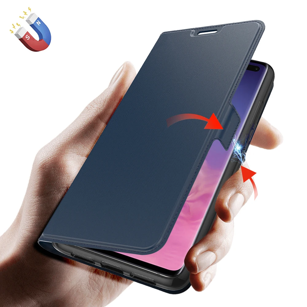 Chyi кожаный чехол с откидывающейся крышкой для samsung galaxy s10 plus 360 Защитный coque s10e lite s8