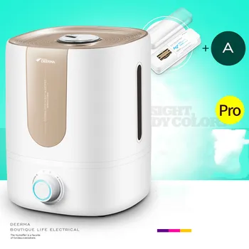 

350ml/h 5lL Ultrasonic Air Diffuser Air Humidifier Aroma Oil Diffuser Ionizer Generator Aromatherapy Ag + Purifier Mist Maker