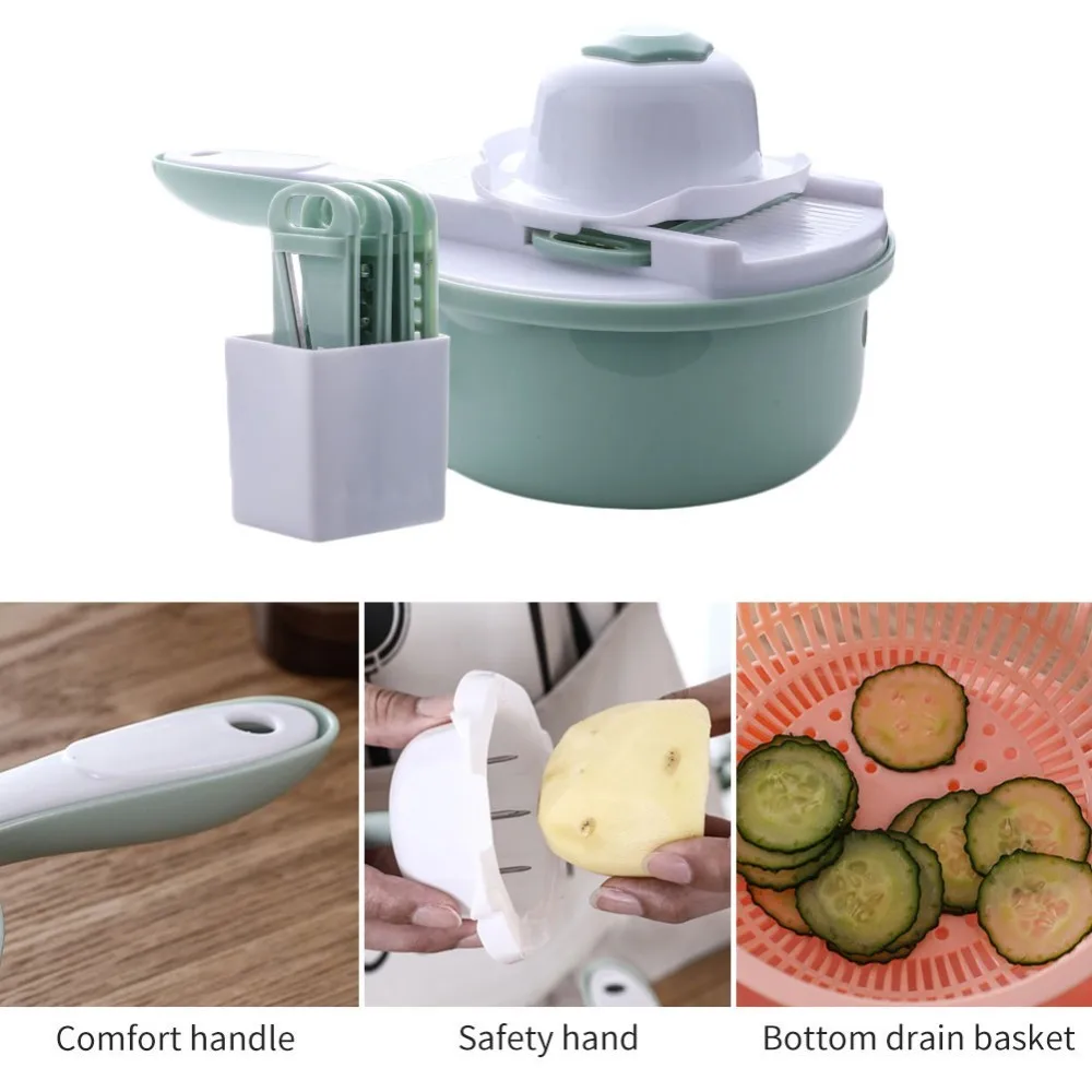 

Multi-function Slicer Vegetable Slicer Potato Peeler Carrot Onion Grater With Strainer Vegetable Cutter Kitchen Accessories