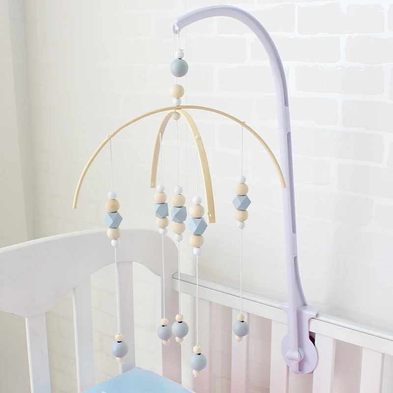 Brinquedo do Bebê Berço do Bebê Móvel para Recém nascidos Acessórios do Brinquedo Educacional para Diy Chocalho Conjunto Bracket Titular Quadro Brinquedo Sino Cama Musical 6 Móbiles e chocalhos para bebês