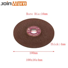 10 шт. 100 мм шлифовальный диск из прочной резины, шлифовальный круг для углового шлифовального станка высокого качества толщиной 4 мм