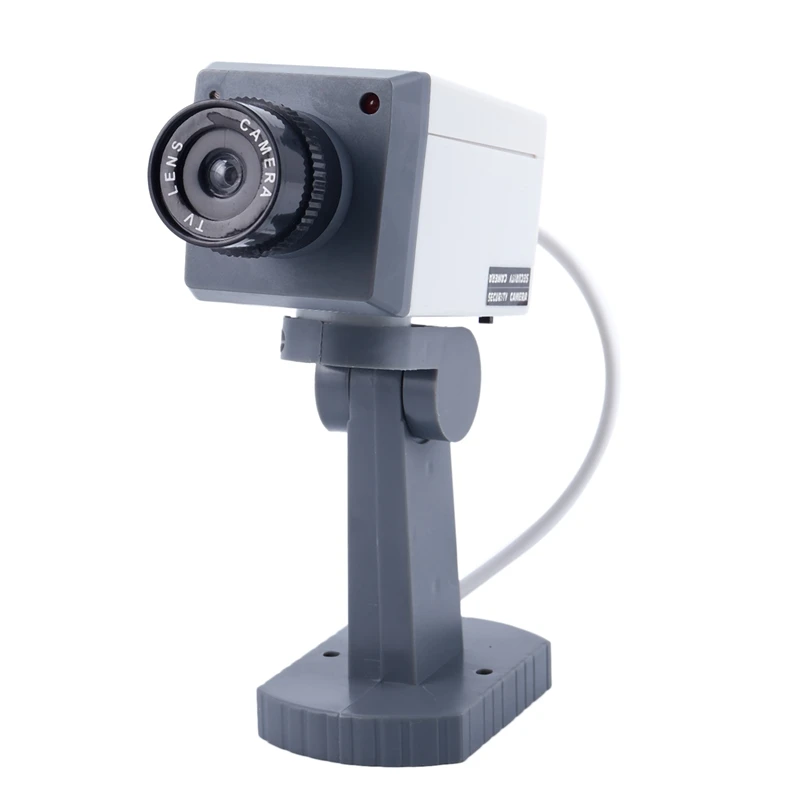 

Dummy SECURITY LED Swivel CAMERA Motion Activated Light -Battery Power Home Fake