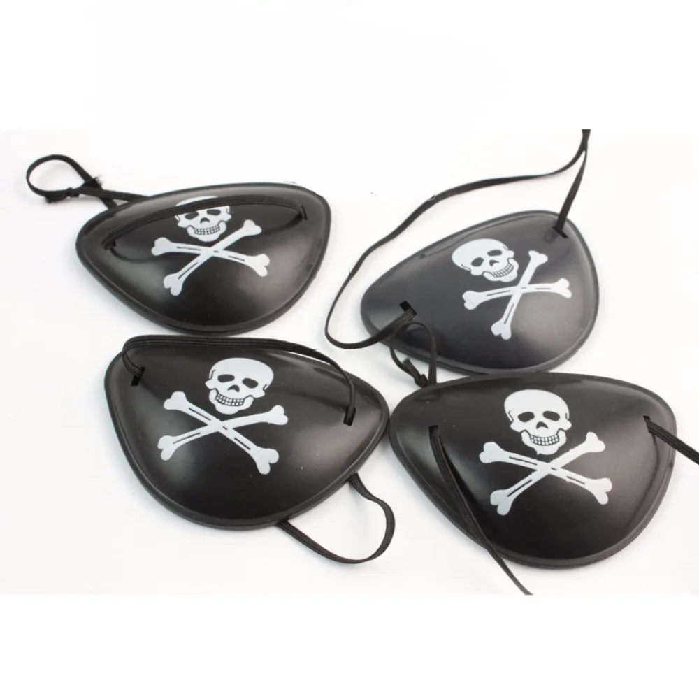 Pirate Eye Mask Pirate Toy Christmas Toy Pirate Eye Patch Mask Eyeshade Plain Halloween Costume