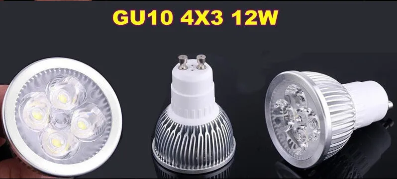 Затемнения светодиодный прожектор GU10 9 Вт 12 Вт 15 Вт 85-265 В лампада Светодиодная лампа