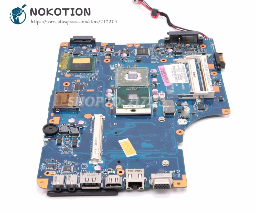 Материнская плата NOKOTION для ноутбука Toshiba Satellite L500 L550 материнская K000080430 KSWAA