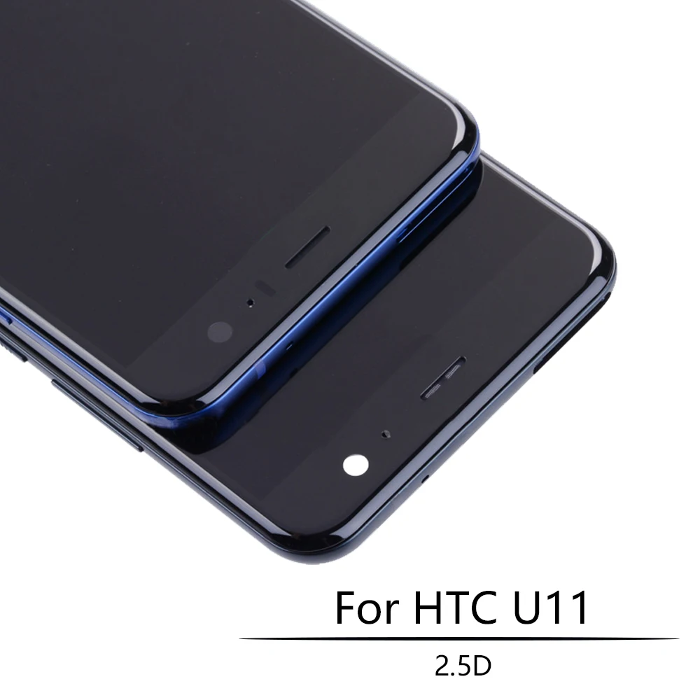 AMOLED 5 &quotдля HTC U11 ЖК дисплей сенсорный экран с рамкой дигитайзер сборка для U 3w 1w