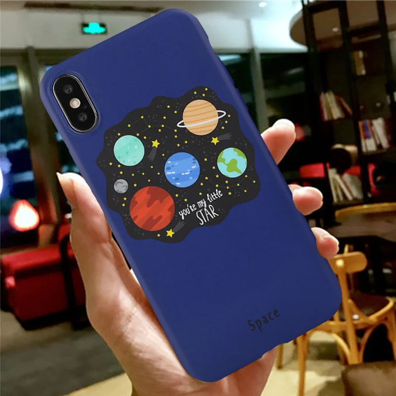 Чехол для телефона GYKZ с рисунком Вселенной планеты космоса iPhone 7 XS MAX XR X 6 6s Plus