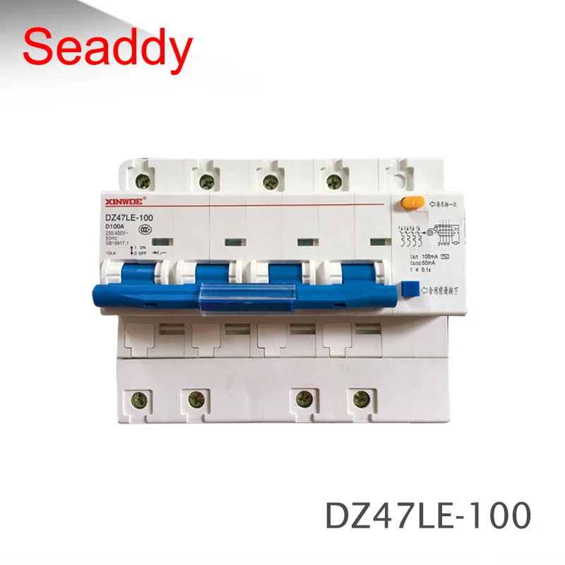 DZ47LE 4P 20A 400V~ 50HZ//60HZ Residual current Circuit breaker RCBO