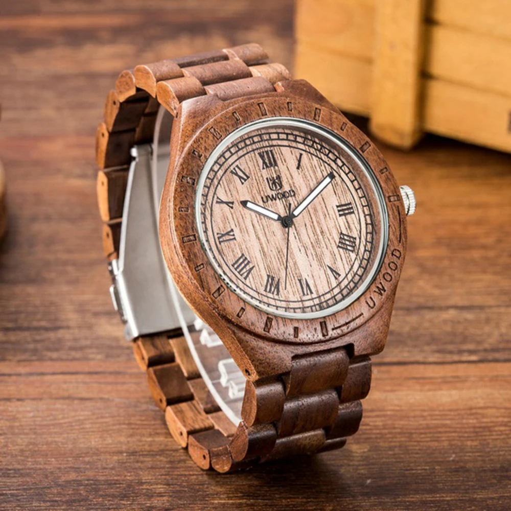 Drop Shipping Men font b Women b font Dress font b Watch b font UWood Men