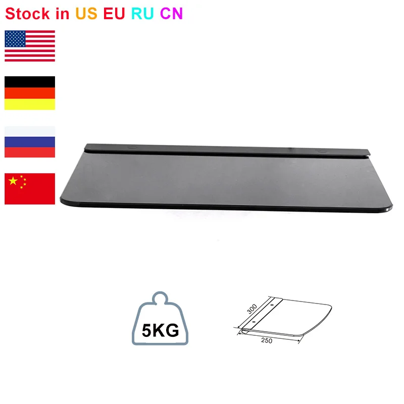 

Universal Set Top Box Mount Digital TV AV Bracket DVD Mount AV Glass Shelf Max Support 5KG Weight