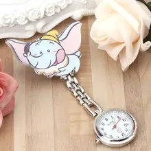 Модные часы медсестры милый мультяшный слон Акриловые Карманные Медицинские часы подарки портативный Доктор Поставки Удобные часы