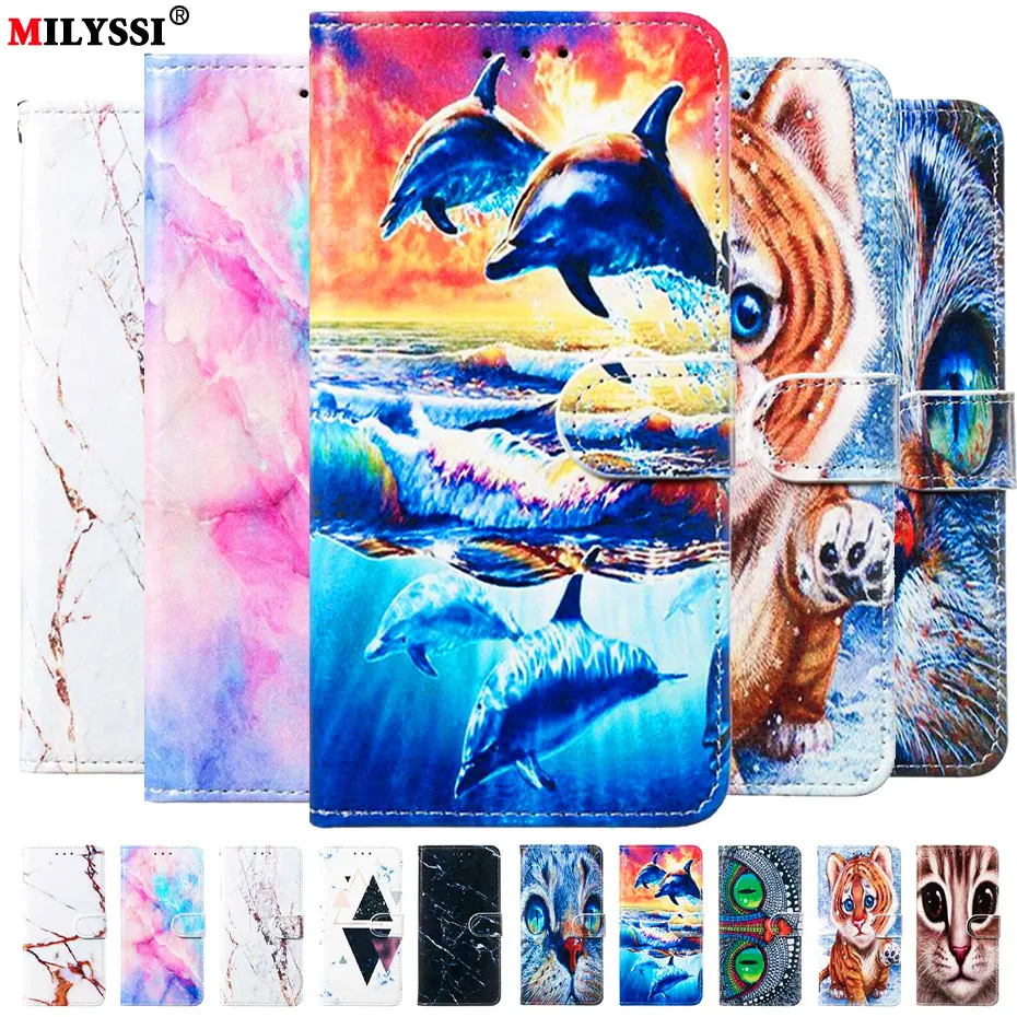 

Leather Flip Case For Samsung Galaxy S10 E S9 S8 A10 A20 A30 A40 A50 A70 M10 M20 M30 A6 A7 J4 J6 2018 Plus Note 10 Wallet Case