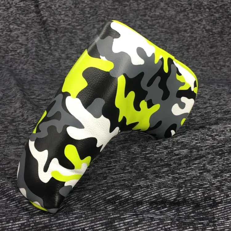 Golf Putter Headcover PU Golf Headcover for Blade Camouflagein Golf