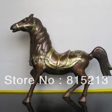 Ван 000123 Seiko производится Китайский бронзовый конь статуя