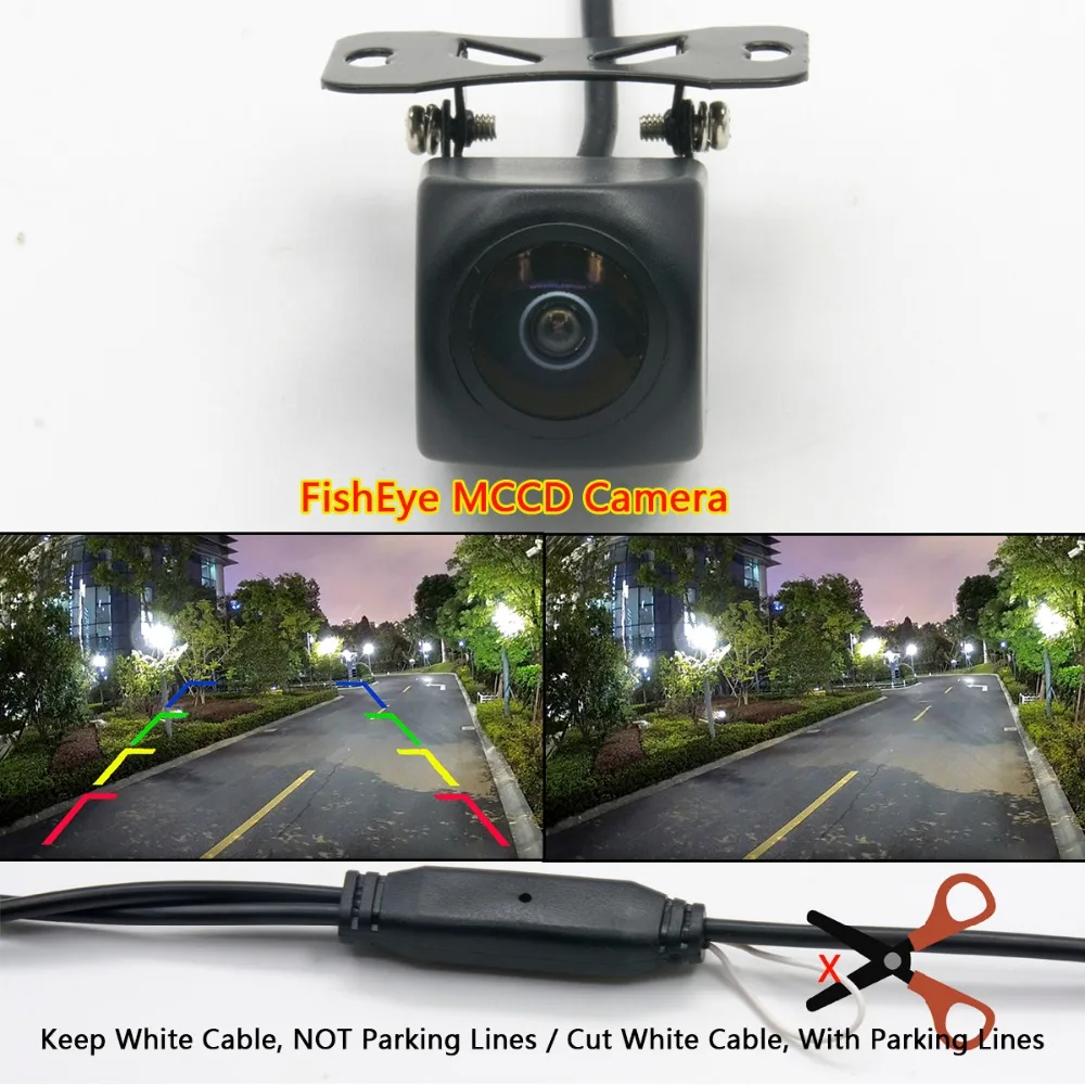 

Fisheye MCCD 1080P Starlight Universal Car Auto Reverse Backup Rear View Camera Wireless 5" Rearview Parking Mirror LCD Monitor