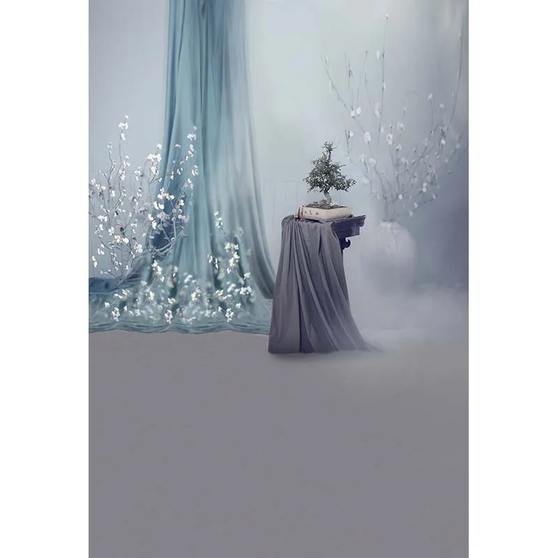 

Custom vinyl cloth fantasy curtains flower tree photography backdrops for wedding model photo studio portrait background CM-5739
