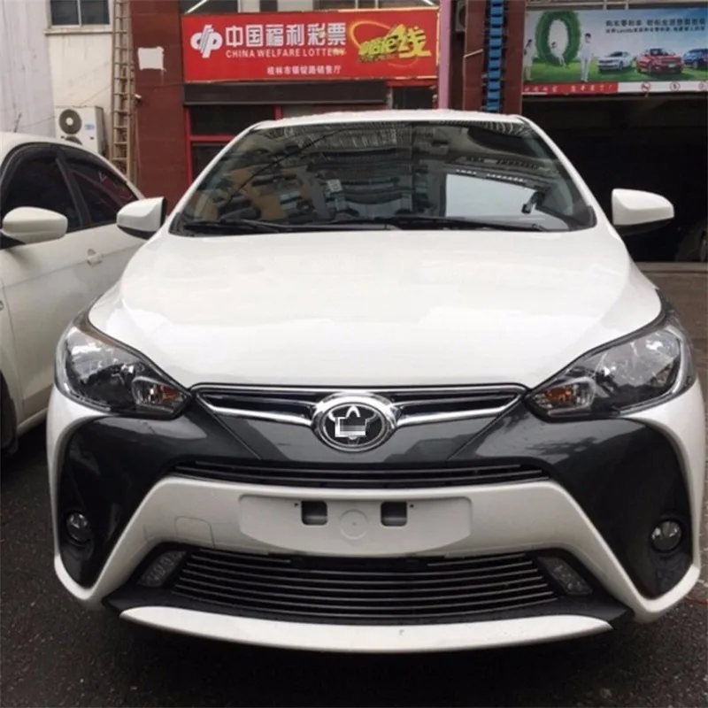 

automobile car covers accessories chromium styling 2017 dazzle bright net enjoy modification machine trim FOR Toyota Yaris