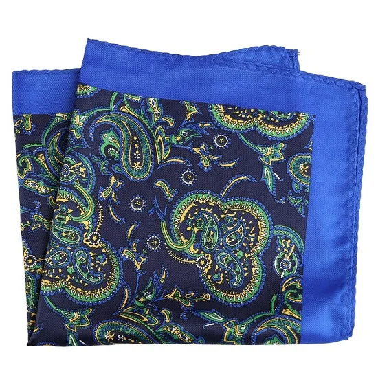 PH021 Pocket Square Портной Смит Роскошные 33X33 см большой платок Пейсли Цветочный горошек карманные квадраты из микрофибры трафаретной печати мужские носовые платки - Цвет: PH021 Pocket Square