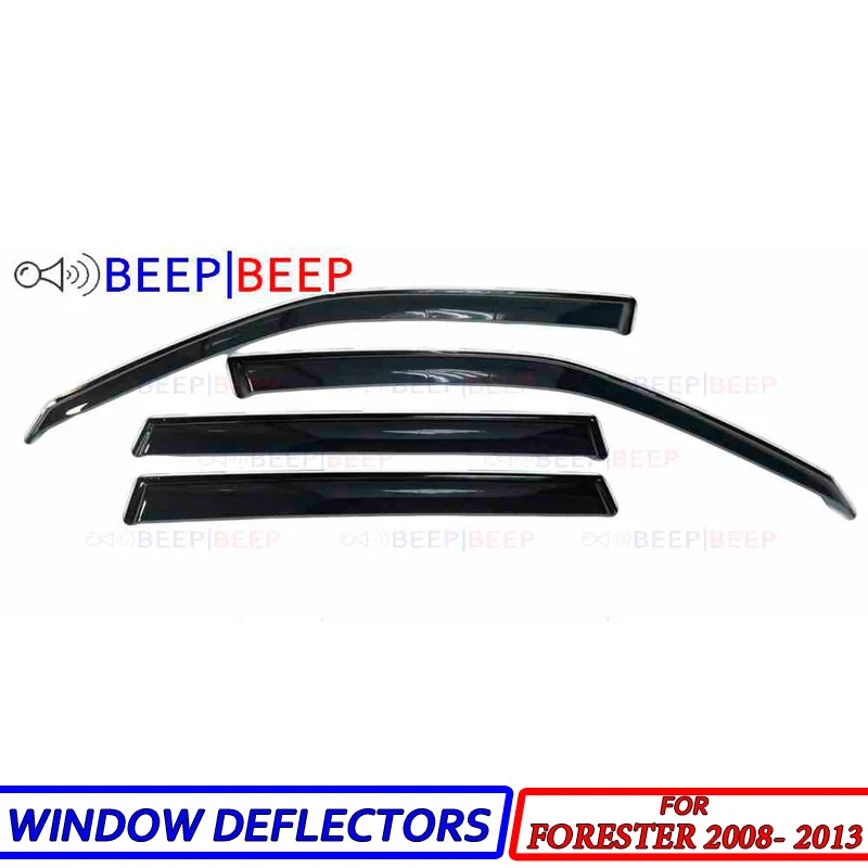Автомобильные оконные дефлекторы для Subaru Forester 2008-2013 ветрозащитный экран