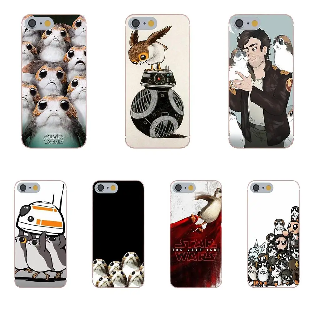 Tpwxnx Soft TPU Mobile Phone Cases For LG G2 G3 mini spirit G4 G5 G6 K4 K7 K8 K10 2017 V10 V20 V30 Star Wars The Last Jedi Porgs | Мобильные