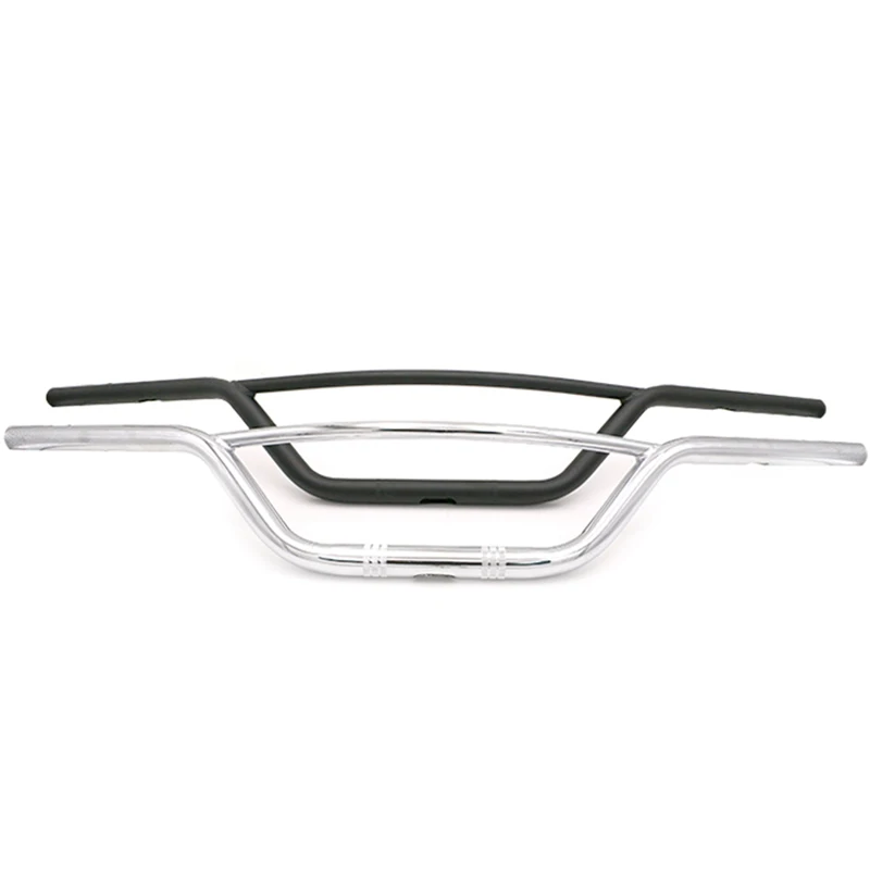 

25mm Motorcycle Handlebar Scooter Bars for Harley 883 XL1200 Motorbike Refit Handle Bar Moto Motor Classic Silver Bar Universal