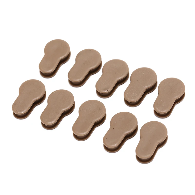

10 Pcs/lot Hunting War Game Rifle Mount Pack 10 Soft Rubber Insert Protector Plug Covers For Freefloat KeyMod Rail RPR Simply
