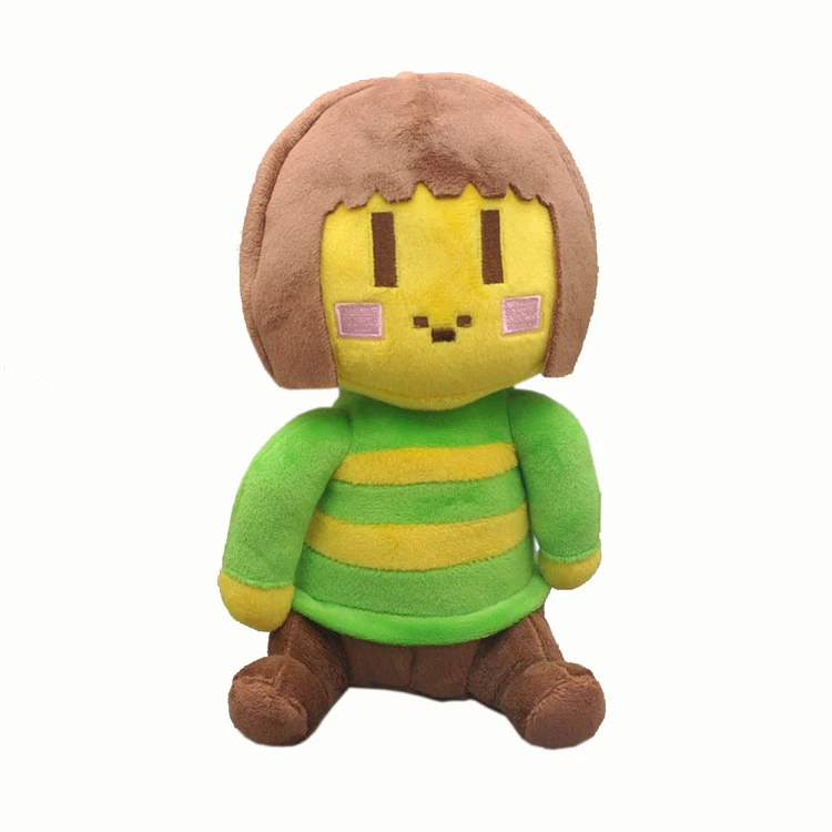 1 шт., плюшевые игрушки Undertale, 20 см, Undertale Chara& Frisk, плюшевые куклы, мягкие игрушки для детей, рождественские подарки - Цвет: Green Chara